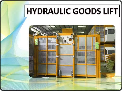 Hydraulic Goods Lift Chennai Tamil Nadu Andhra Kerala Karnataka