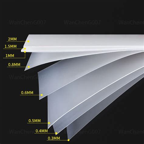 paper thin plastic sheets