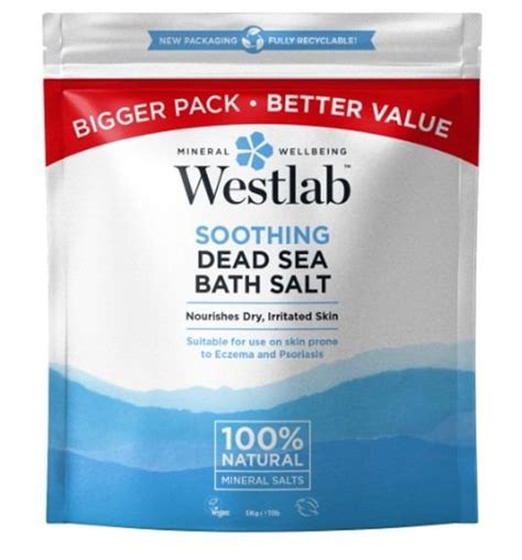 Westlab Bath Salt Series Dead Sea Epsom Himalayan Magnesium 1kg Beauty And Personal Care