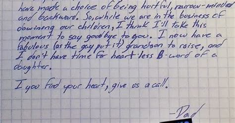 Angry Grandpa Pens Viral Letter Disowning His Daughter For Kicking Her Gay Son Out Of The House