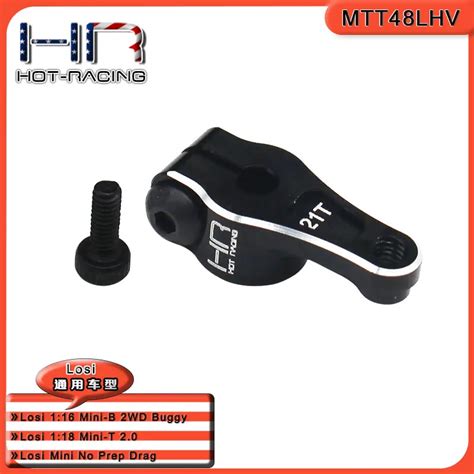 Hot Racing Aluminum 21T Savox SH 0265MG Clamping Servo Arm Losi Mini T