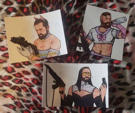 Far Cry Cult Leaders Prints Etsy