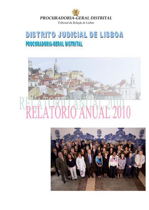 Pdf Tribunal Da Rela O De Lisboa Pgdlisboa Pt Monitoriza O Da