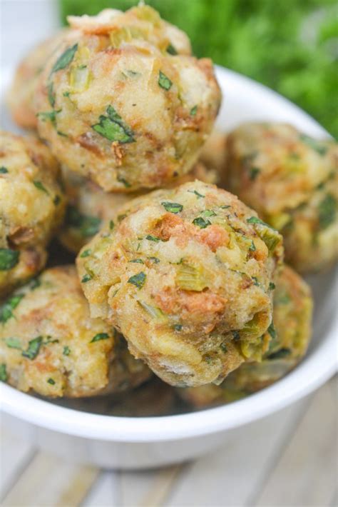 Stuffing Balls Recipe