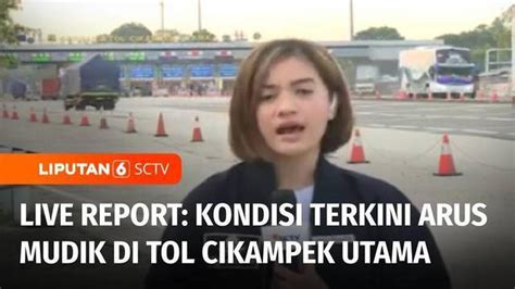 Video Live Report Situasi Terkini Arus Mudik Di Tol Cikampek Utama