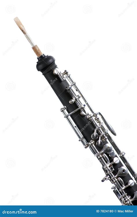 Oboe Isolated On White Stock Photo Image Of Music Background 7824180