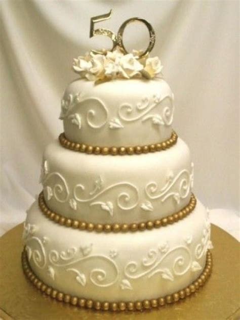 Photo Gallery - 50 Golden Years Anniversary Cake #2547494 - Weddbook