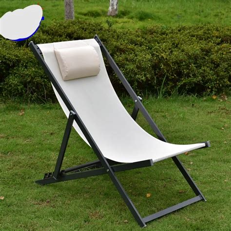 Silla plegable de aluminio para exteriores muebles de playa jardín