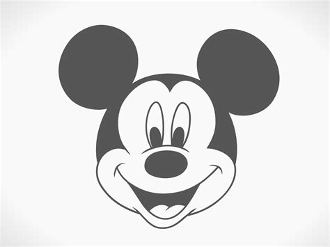 Draw Mickey Mouse Head
