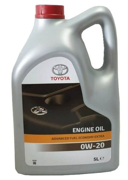 Синтетическое моторное масло TOYOTA Advanced Fuel Economy Extra 0W-20