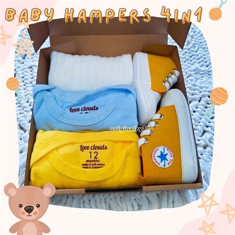 Jual GHP Paket Kado Bayi Paket Hampers Bayi 4in1 Newborn Baby Gift