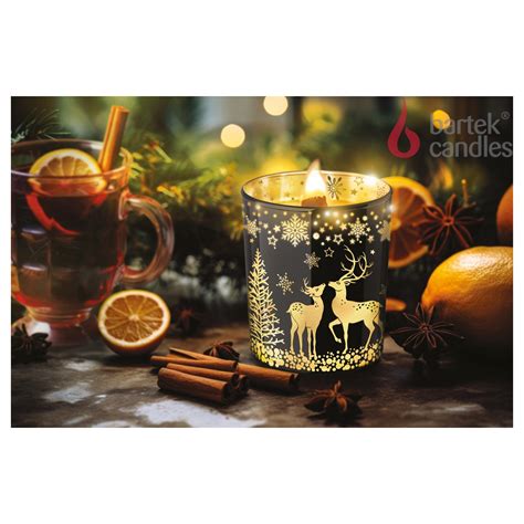 "BARTEK" Ароматизированная свеча в стакане с деревянным фитилем 9 х 12. ...