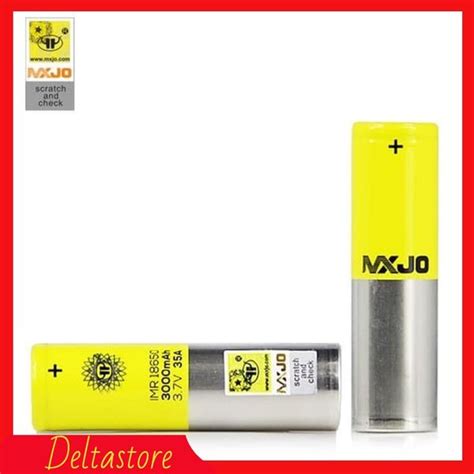 Jual STOK TERAKHIR BATERAI MxJO KUNING 18650 3000 MAh BATRE VAPE