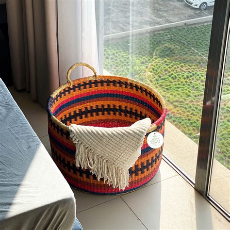 Woven Floor Basket Aziza Woven Heritage Baskets