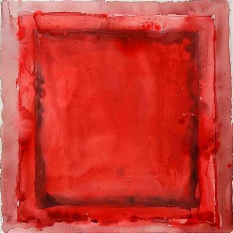 Download Colorful Abstract Painting: Red Square on White Backgrounds Online - Creative Fabrica