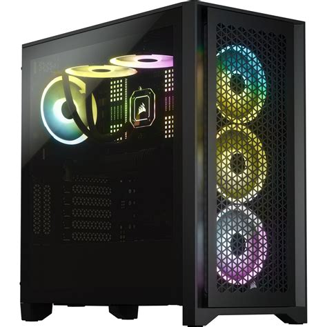 Semitorre Atx Corsair Icue D Rgb Airflow Black Versus Gamers