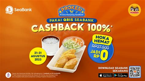 Makan Kenyang Dapat Cashback Persen Di Hokben Pakai Qris Seabank