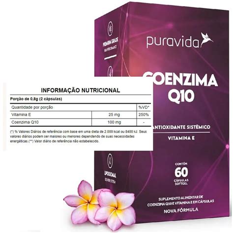 Kit X Coenzima Q Coq Vitamina E Capsulas Pura Vida