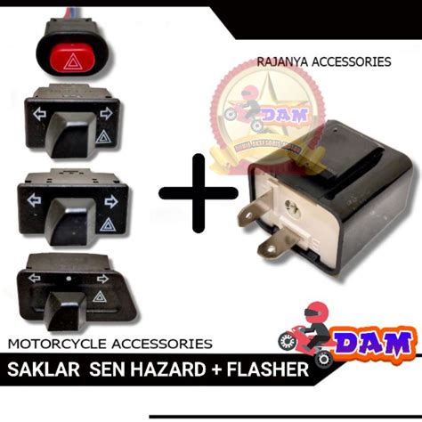 Jual Paket Tombol Saklar Sein Sen Hazard Flasher Sen Pnp Tinggal