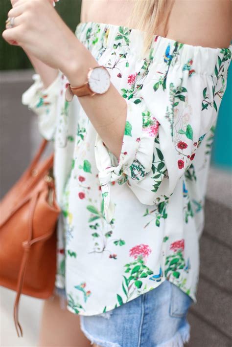 Floral Off The Shoulder Top Summer Fashion Life By Lee