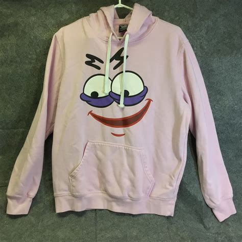Hot Topic Spongebob Squarepants Pink Hoody Unisex Lar Gem