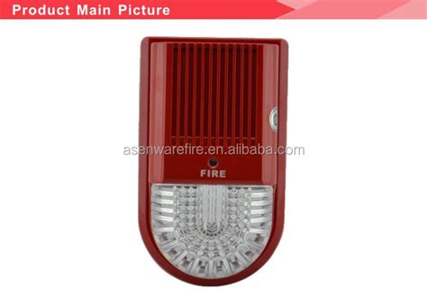 Sounder And Flash Strobe Led Light Warning Light Fire Alarm Bell For Addressable Fire Alarm