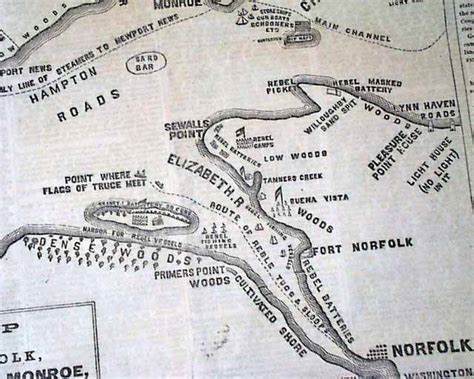 Monitor Vs Merrimac Battle Of Hampton Roads Civil War Ironclads 1862