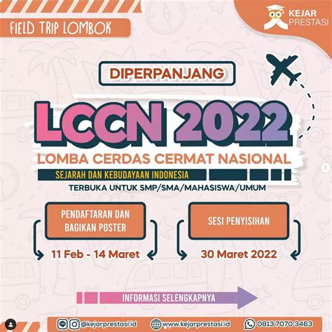 Poster Lomba Cerdas Cermat Imagesee