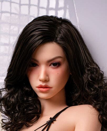 Realistic Silicone Sex Doll Head Real Oral Mobile Jaw Sex Tongue Implanted Hair Ebay