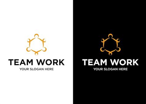 Premium Vector Leadership Team Work Logo Design Template