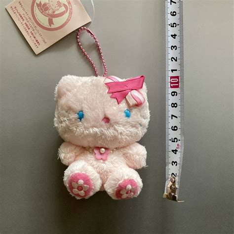 【未使用】【未使用タグ付】乳がん ピンクリボンフェスティバル限定 ハローキティ Hello Kitty ぬいぐるみ マスコット ストラップ