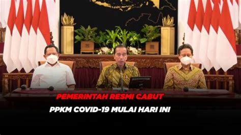 Rencana Soal Penghentian Ppkm Jokowi Masih Tunggu Hasil Kajian Kemenkes