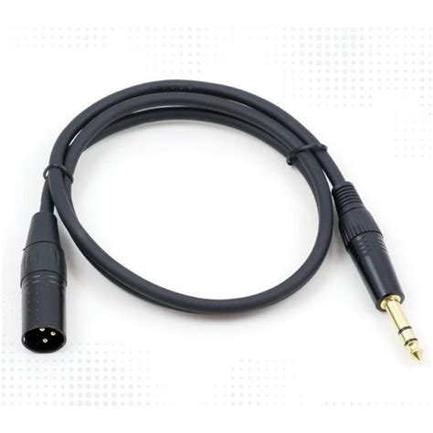 Mykablo Xlr Erkek To 6 3 mm Trs Stereo Kaliteli Siyah Kablo Fiyatı