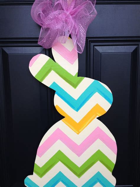 72 Best Wooden Door Hangers Easter Images On Pinterest Easter Crafts
