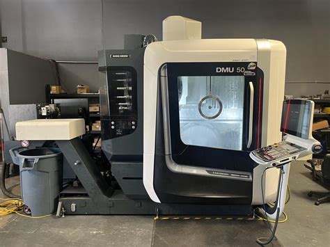 Used 2018 DMG DMU 50 Gen III 5 Axis CNC Vertical Machining Center For