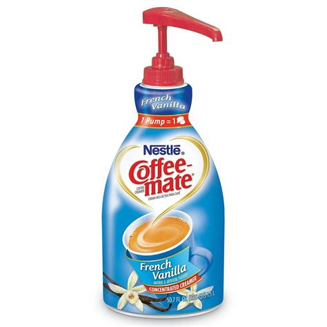 * Coffee Mate French Vanilla Creamer Pump 1.5 Ltr