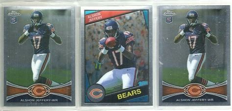 Alshon Jeffrey Topps Chrome Chicago Bears Card Rc Rookie Lot Ebay