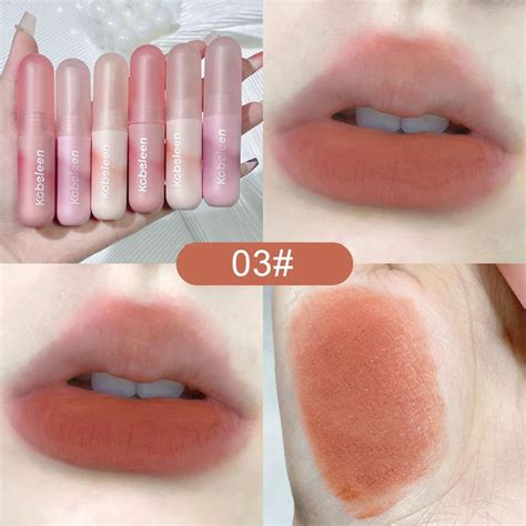 Nude Lip Mud Lip Gloss Matte Lip Gloss Student Lipstick Stain Lip Y0V2
