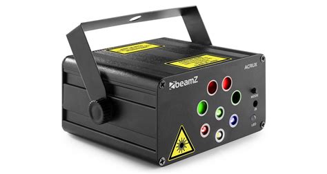 Beamz Acrux Quatro R G Party Laser System With RGBW LEDs Laser RG