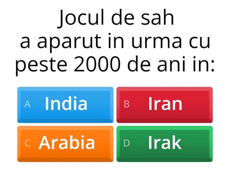 Test Jocul De Sah Quiz