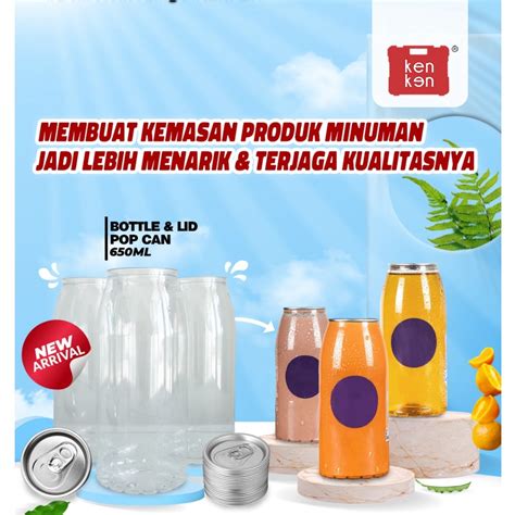 Jual Botol Kekininan Ml Pop Can Bottle Kaleng Ml Pet Kaleng