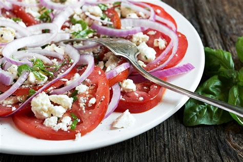 Classic Tomato Feta Salad Seasons And Suppers