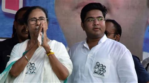 Cbi Notice To Abhisheks Wife Wont Be Cowed Down Say Mamata And His