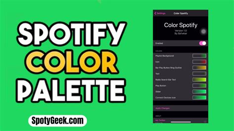 What Is The Spotify Color Palette Feature