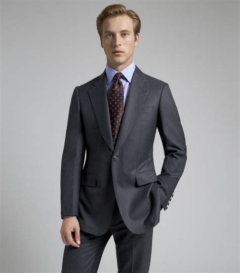 Tailored Suits London Mens Fitted Suits Huntsman Savile Row