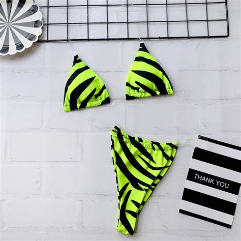 Las mujeres Invisible claro Correa Sexy Bikini Micro Tanga traje de baño Alibaba