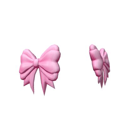 Hot Pink Hair Bows Roblox