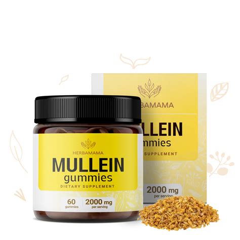 Organic Mullein Leaf Supplements Herbamama