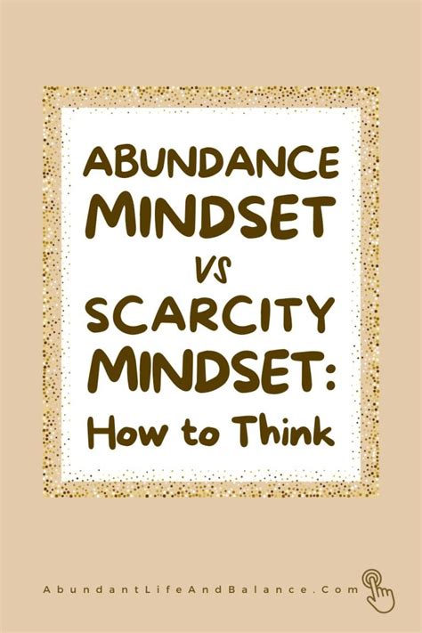 Abundance Mindset Vs Scarcity Mindset How To Think Alb