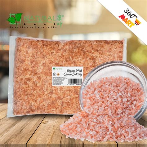 Organic Pink Coarse Salt Garam Bukit Himalaya Kasar Kg Mart